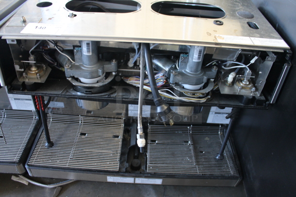 2018 Schaerer M03 Commercial Stainless Steel Countertop Espresso Machine With 2 Hoppers. Missing Front Panel. 208/240V.  - Image 4 of 6