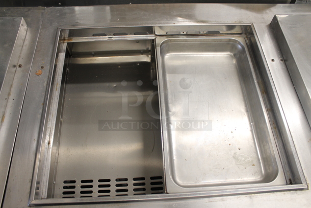 Turbo Air MST-60-24 Commercial Stainless Steel Sandwich/Salad Prep Table With 2 Door Refrigerated Base. 115V. Tested and Working! - Image 3 of 7