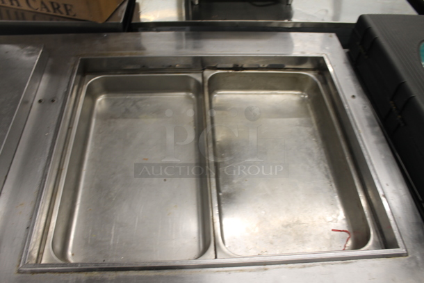 Turbo Air MST-60-24 Commercial Stainless Steel Sandwich/Salad Prep Table With 2 Door Refrigerated Base. 115V. Tested and Working! - Image 4 of 7
