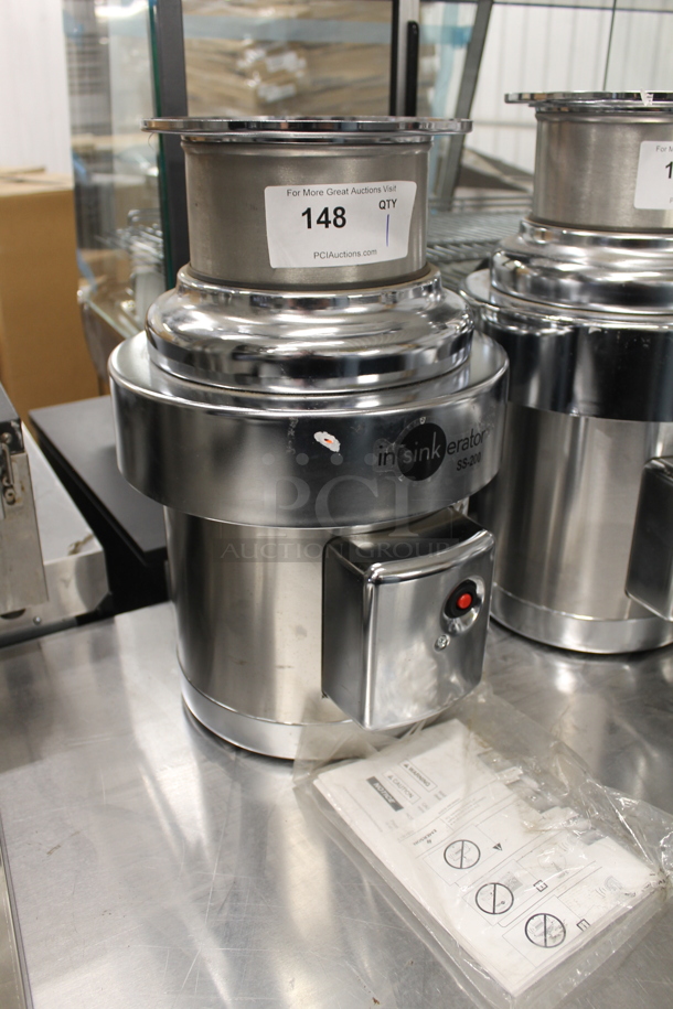 BRAND NEW SCRATCH AND DENT! Insinkerator SS200-27 Commercial Stainless Steel Garbage Disposer. 115/208/230V, 1 Phase.  - Image 2 of 5