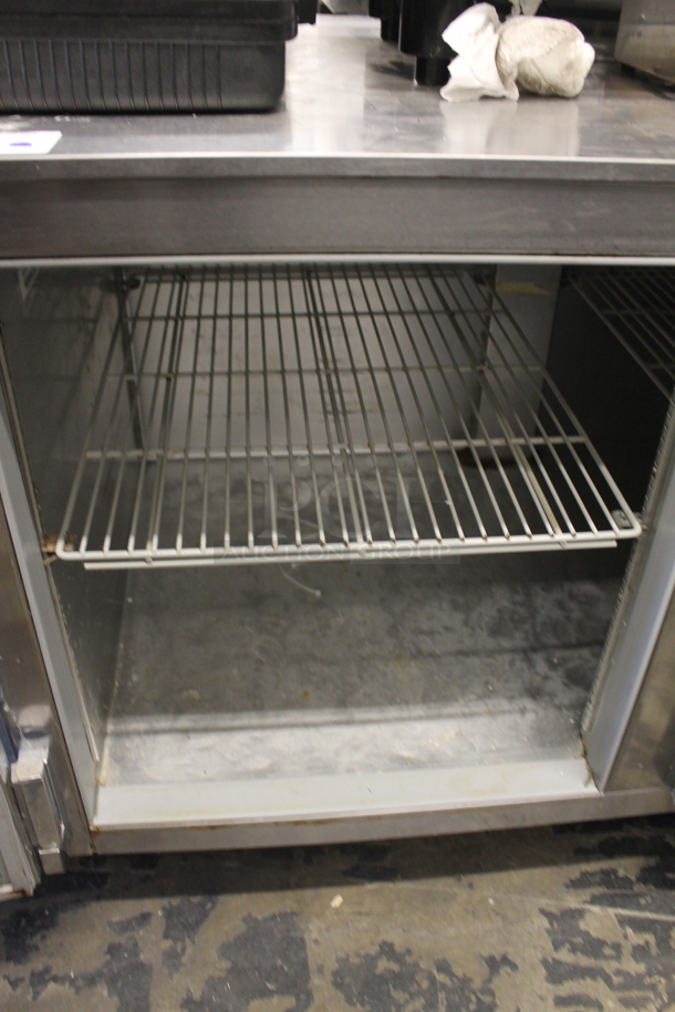 Beverage-Air UCR119 Commercial Stainless Steel 4-Door Undercounter Cooler With Polycoated Shelves On Commercial Casters. 115V, 1 Phase. Tested and Working! - Image 5 of 9