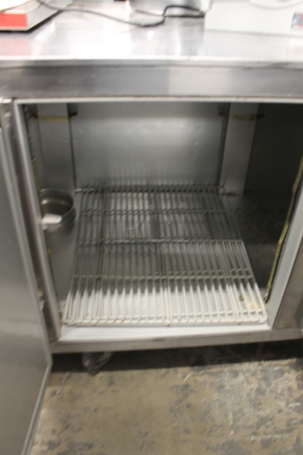 Beverage-Air UCR119 Commercial Stainless Steel 4-Door Undercounter Cooler With Polycoated Shelves On Commercial Casters. 115V, 1 Phase. Tested and Working! - Image 7 of 9