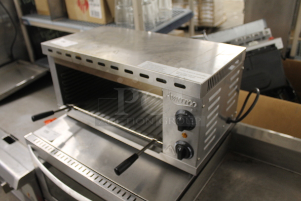 Avantco 177CHSME24A Commercial Stainless Steel Electric Countertop 24" Cheese Melter. 120V.  - Image 3 of 4
