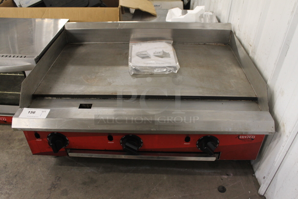 2021 Avantco 177CAG36TG Commercial Stainless Steel Natural Gas Countertop Griddle. - Image 1 of 4