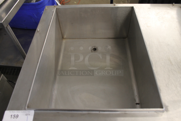 Commercial Stainless Steel Mobile Sink  3 Undershelves On Commercial Casters.  - Image 4 of 5