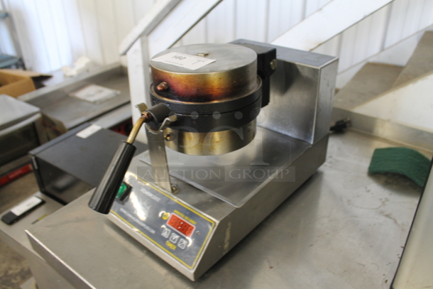 Carnival King 382WBM13DGT Commercial Stainless Steel Countertop Belgian Waffle Maker. 120V. Tested and Powers On But Does Not Get Hot - Image 3 of 6