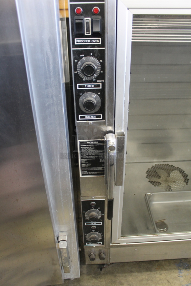 Nu Vu OP-2RFM Commercial Stainless Steel 2-Door Baking Center With Oven And Proofer And Pan Racks. 120/240 Volts, 1 Phase. - Image 6 of 7