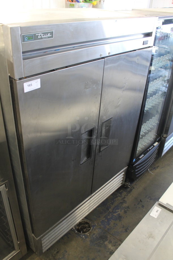 2016 True T-49F-HC Commercial Stainless Steel 2 Door Reach-In Freezer With Polycoated Shelves. 115V, 1 Phase. Tested and Working! - Image 2 of 6