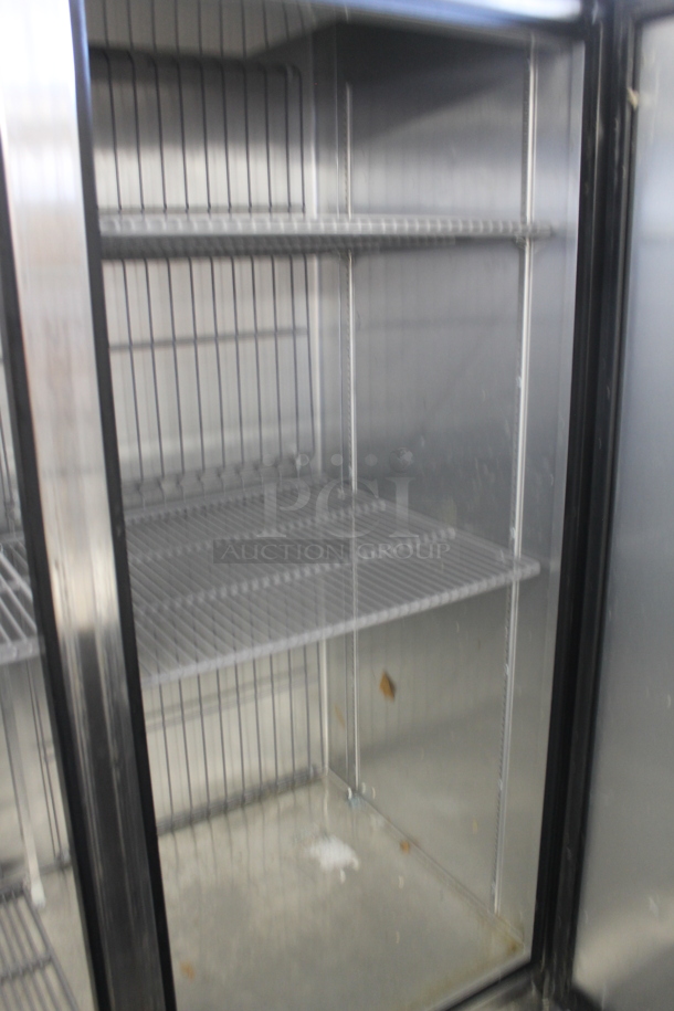 2016 True T-49F-HC Commercial Stainless Steel 2 Door Reach-In Freezer With Polycoated Shelves. 115V, 1 Phase. Tested and Working! - Image 5 of 6