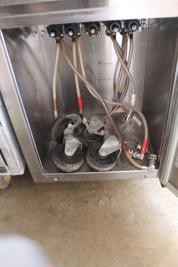 2010 Taylor PH61-33 Commercial Stainless Steel 4 Flavor Milkshake Machine With Commercial Casters. 208-230V, 3 Phase. - Image 6 of 7