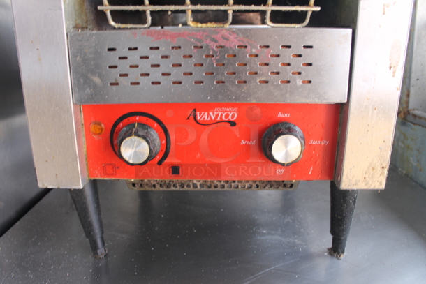 Avantco Commercial Stainless Steel Countertop Conveyor Toaster On Black Legs. Tested and Working! - Image 4 of 4