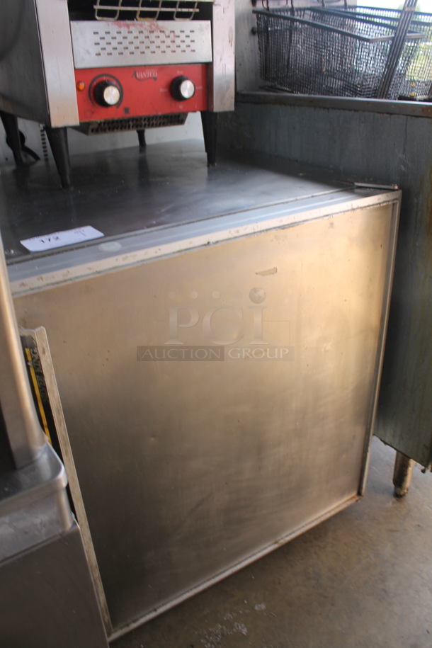 Silver King SKUCF7F Commercial Stainless Steel Undercounter Single Door Freezer With Polycoated Shelves. 115V. Tested and Powers On But Does Not Get Cold - Image 2 of 5