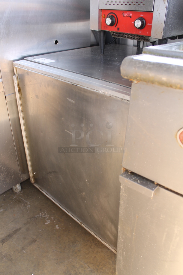 Silver King SKUCF7F Commercial Stainless Steel Undercounter Single Door Freezer With Polycoated Shelves. 115V. Tested and Powers On But Does Not Get Cold - Image 3 of 5