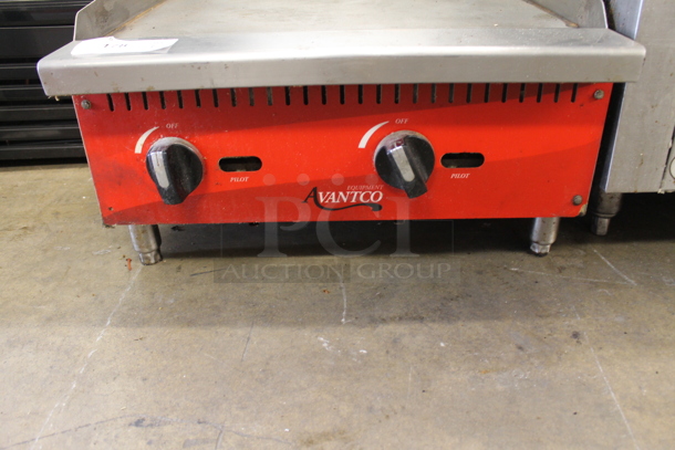 Avantco Commercial Stainless Steel Gas Countertop Griddle With Galvanized Legs. - Image 5 of 5