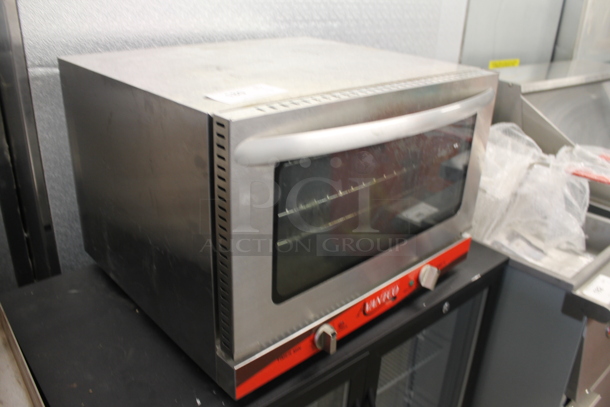 Avantco 177CO16 Commercial Stainless Steel Countertop Half Size Convection Oven With Steel Racks. 120V. Tested and Working! - Image 2 of 6