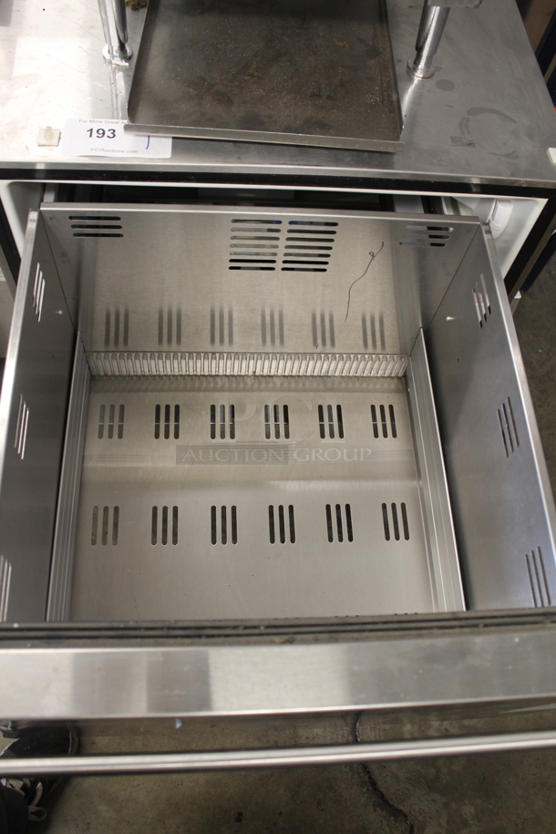 Summit SP6DS2D7 Commercial Stainless Steel Undercounter Cooler With 2 Drawers. 120V. Tested and Does Not Power On
 - Image 6 of 11