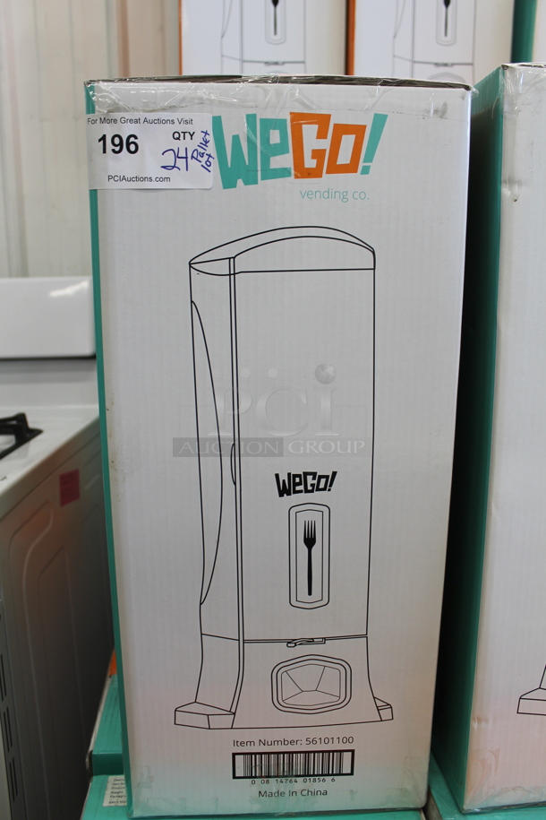 24 BRAND NEW IN BOX! 2018 WeGO! 56101100 Single Utensil Cutlery Dispenser. 24 Times Your Bid!  - Image 2 of 5