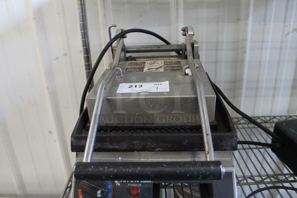 Star CG10IT Commercial Stainless Steel Electric Countertop Two-Sided Grooved Grill. 240V.  - Image 5 of 11