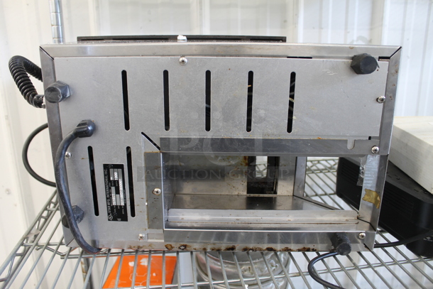 Star CG10IT Commercial Stainless Steel Electric Countertop Two-Sided Grooved Grill. 240V.  - Image 10 of 11