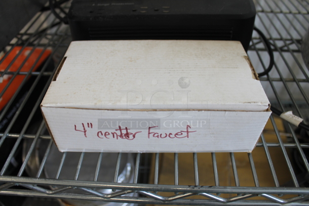 ALL ONE MONEY! Lot of 4" Center Faucet And APC BE350G UPS Battery Backup And Surge Protection. 120V.  - Image 2 of 7