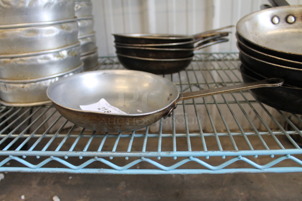 10 Small And Large Frying Pans. 10 Times Your Bid!  - Image 3 of 6