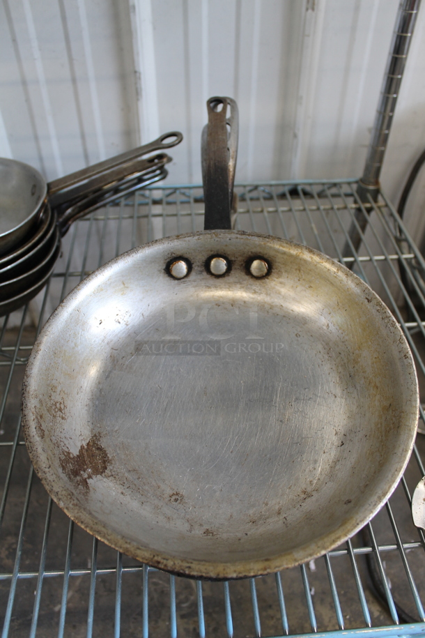 10 Small And Large Frying Pans. 10 Times Your Bid!  - Image 4 of 6