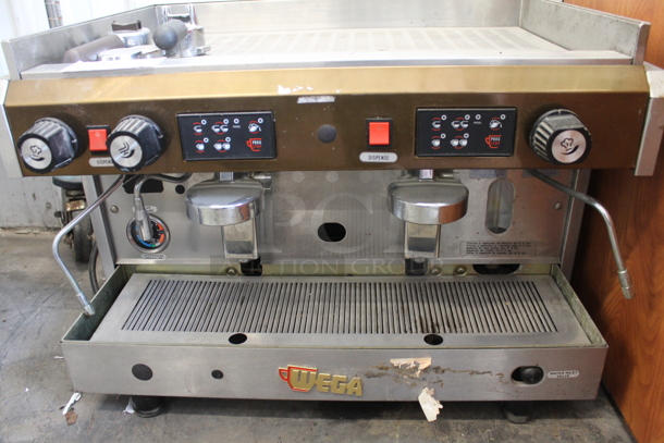 Wega Antares EVD2N Commercial Stainless Steel Electric Countertop 2 Group Espresso Machine. 230V. - Image 3 of 12