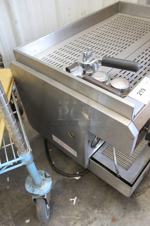 Wega Antares EVD2N Commercial Stainless Steel Electric Countertop 2 Group Espresso Machine. 230V. - Image 10 of 12