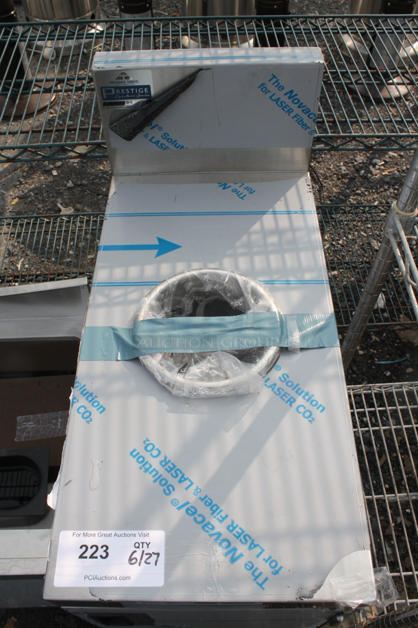 BRAND NEW SCRATCH AND DENT! Advance Tabco PRSJT-12-DR Prestige Series Commercial Stainless Steel Trash Receptacle Cabinet. - Image 2 of 8