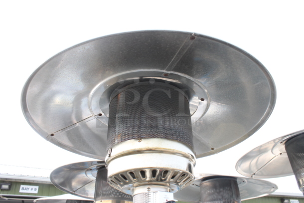 NCZH-G-KMZMSS Commercial Stainless Steel Propane Gas Patio Heater On Commercial Casters. 48,000 BTU. - Image 4 of 8