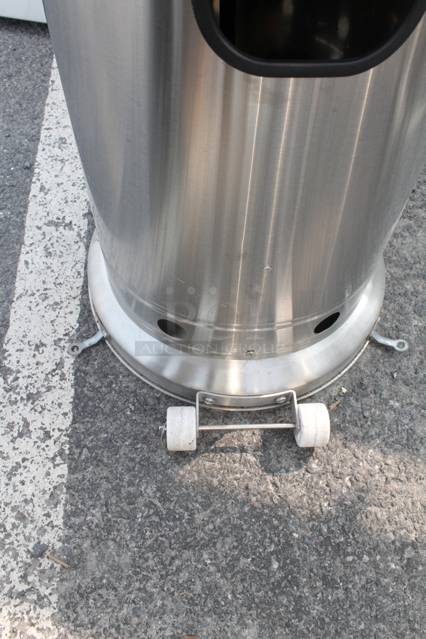 NCZH-G-KMZMSS Commercial Stainless Steel Propane Gas Patio Heater On Commercial Casters. 48,000 BTU. - Image 6 of 8
