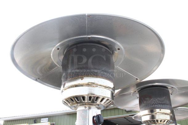 NCZH-G-KMZMSS Commercial Stainless Steel Propane Gas Patio Heater On Commercial Casters. 48,000 BTU. - Image 4 of 7