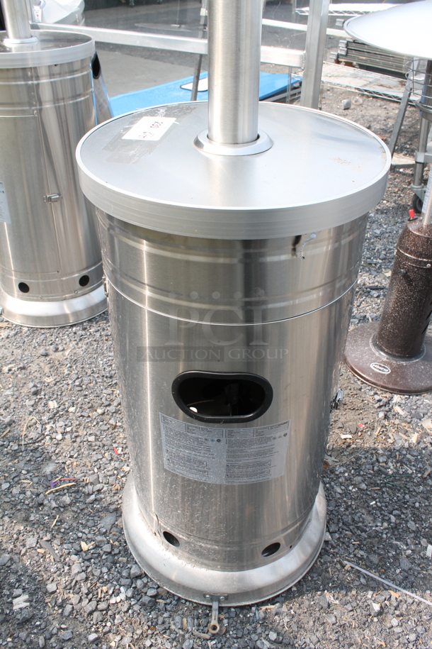 NCZH-G-KMZMSS Commercial Stainless Steel Propane Gas Patio Heater On Commercial Casters. 48,000 BTU. - Image 2 of 8