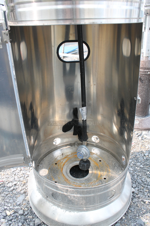 NCZH-G-KMZMSS Commercial Stainless Steel Propane Gas Patio Heater On Commercial Casters. 48,000 BTU. - Image 7 of 8