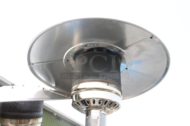 NCZH-G-KMZMSS Commercial Stainless Steel Propane Gas Patio Heater On Commercial Casters. 48,000 BTU. - Image 2 of 3