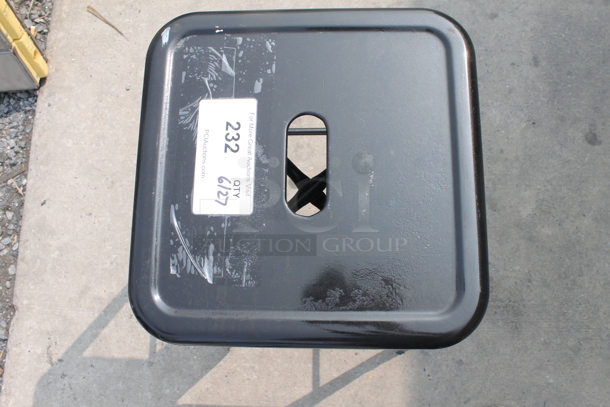 6 Stackable Black Indoor/Outdoor Stools. 6 Times Your Bid! Cosmetic Condition May Vary. - Image 5 of 6