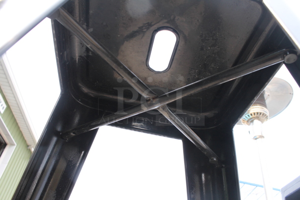 6 Stackable Black Indoor/Outdoor Stools. 6 Times Your Bid! Cosmetic Condition May Vary. - Image 6 of 6