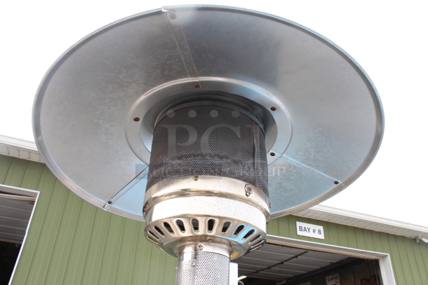 NCZH-G-KMZMSS Commercial Stainless Steel Propane Gas Patio Heater On Commercial Casters. 48,000 BTU. - Image 4 of 6