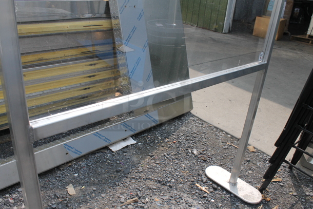 Tait Sneeze Guard on Steel/Aluminum Legs - Image 3 of 6