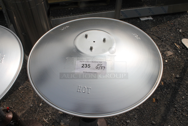 HiLand HLDS032-CG Commercial Stainless Steel Propane Gas Tabletop Patio Heater. 11,000 BTU.  - Image 2 of 7