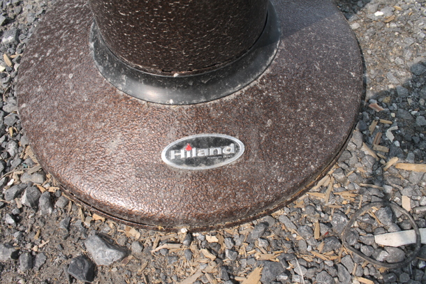 HiLand HLDS032-CG Commercial Stainless Steel Propane Gas Tabletop Patio Heater. 11,000 BTU.  - Image 2 of 7
