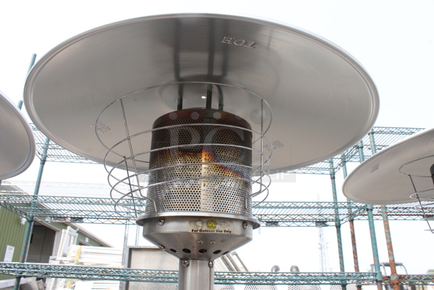 HiLand HLDS032-CG Commercial Stainless Steel Propane Gas Tabletop Patio Heater. 11,000 BTU.  - Image 5 of 7