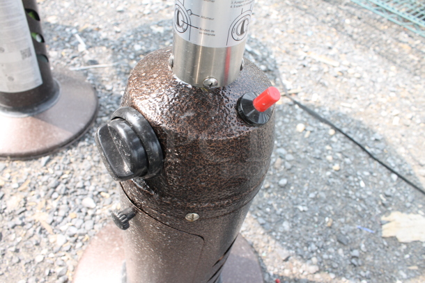 HiLand HLDS032-CG Commercial Stainless Steel Propane Gas Tabletop Patio Heater. 11,000 BTU.  - Image 6 of 7