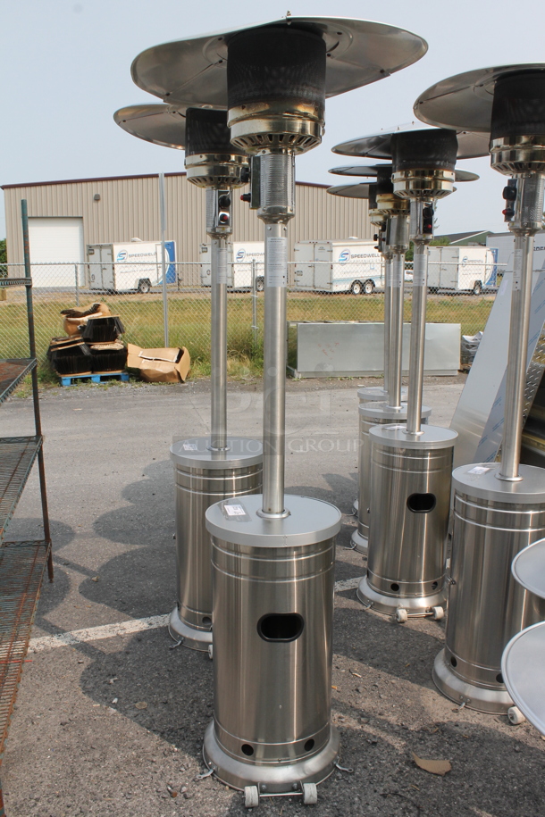 NCZH-G-KMZMSS Commercial Stainless Steel Propane Gas Patio Heater. 48,000 BTU.  - Image 1 of 7