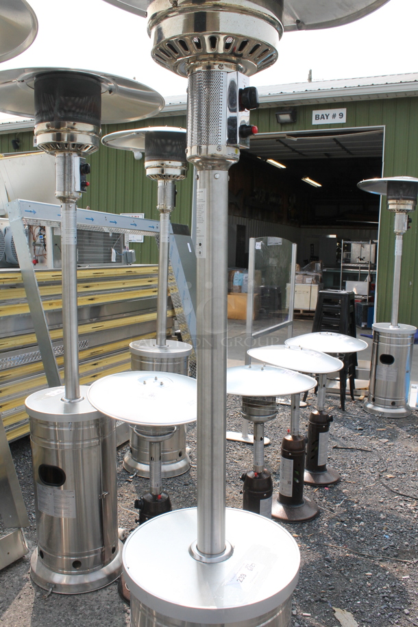 NCZH-G-KMZMSS Commercial Stainless Steel Propane Gas Patio Heater. 48,000 BTU.  - Image 3 of 7