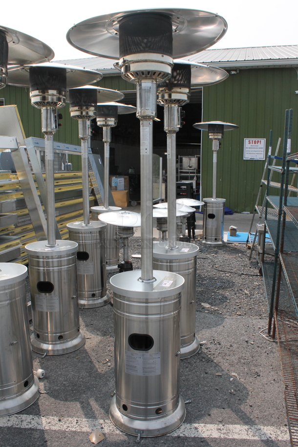NCZH-G-KMZMSS Commercial Stainless Steel Propane Gas Patio Heater. 48,000 BTU.  - Image 1 of 5