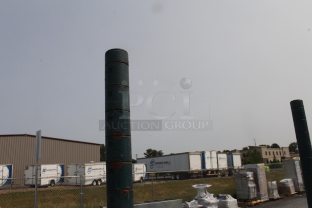 Green Open Utility Shelf With Metro Style Shelving. BUYER MUST DISMANTLE. PCI CANNOT DISMANTLE FOR SHIPPING. PLEASE CONSIDER FREIGHT CHARGES. - Image 4 of 6