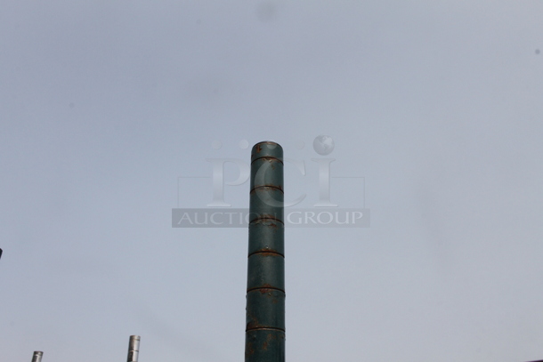 Green Open Utility Shelf With Metro Style Shelving. BUYER MUST DISMANTLE. PCI CANNOT DISMANTLE FOR SHIPPING. PLEASE CONSIDER FREIGHT CHARGES. - Image 5 of 6