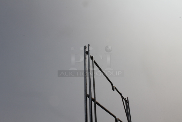 Open Utility Shelf With 5 Metro Style Shelves On Galvanized Legs. BUYER MUST DISMANTLE. PCI CANNOT DISMANTLE FOR SHIPPING. PLEASE CONSIDER FREIGHT CHARGES.  - Image 6 of 6