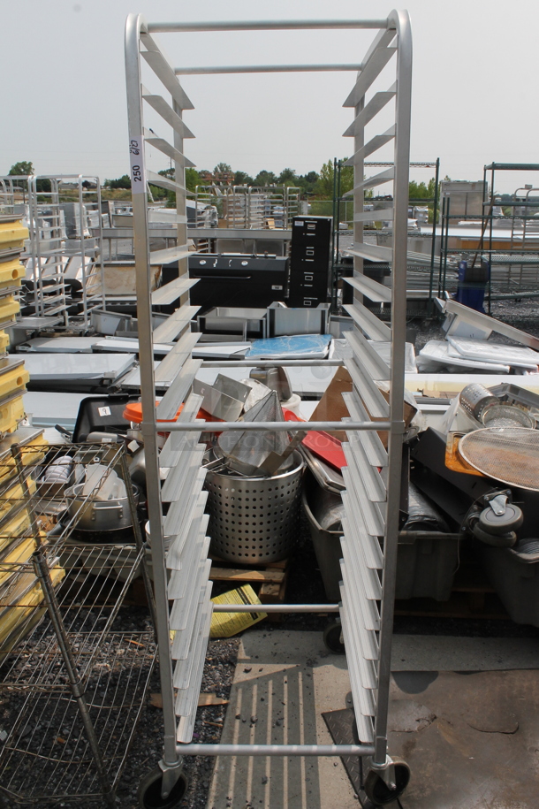 Commercial Stainless Steel Mobile Pan Rack On Commercial Casters. - Image 1 of 4